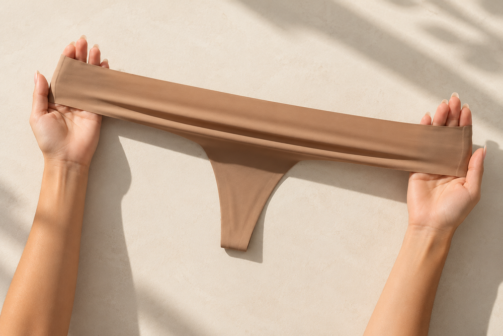 NULA stretch fabric detail